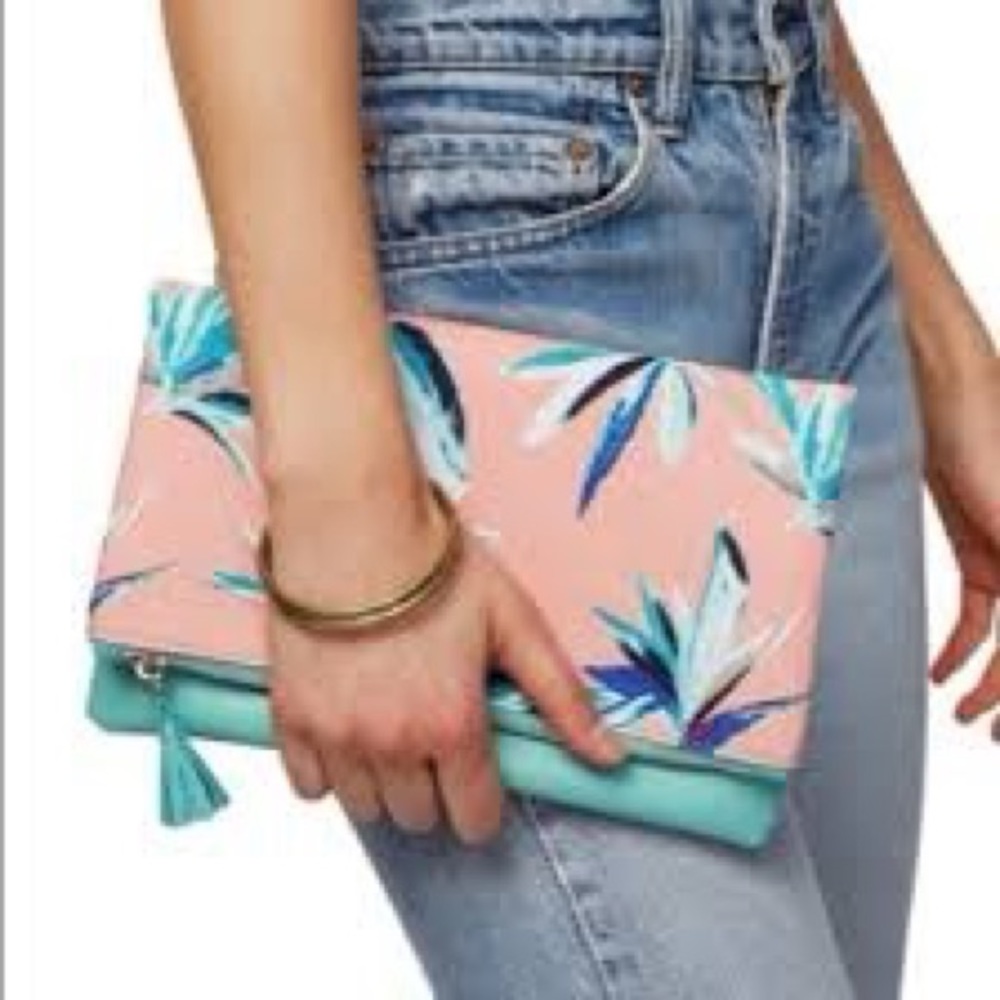 NWT Rachel Pally Reversible Clutch